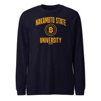 Load image into Gallery viewer, Nakamoto State University Long Sleeve T-Shirt-fomo21
