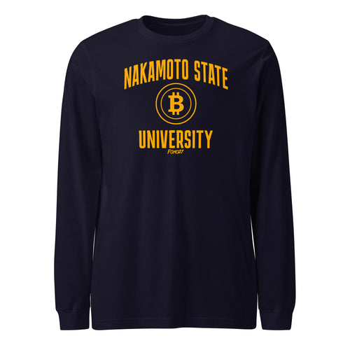 Nakamoto State University Long Sleeve T-Shirt-fomo21
