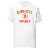 Load image into Gallery viewer, Nakamoto State University (Orange) Bitcoin T-Shirt-fomo21
