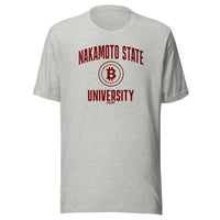 Load image into Gallery viewer, Nakamoto State University (Red) Bitcoin T-Shirt-fomo21
