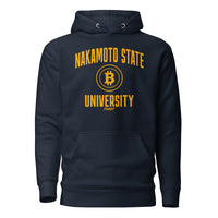 Load image into Gallery viewer, Nakamoto State University (Yellow) Bitcoin Hoodie Sweatshirt-fomo21
