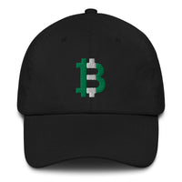 Load image into Gallery viewer, Nigerian Flag Bitcoin B Dad Hat-fomo21
