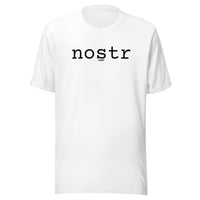 Load image into Gallery viewer, Nostr (Black) Bitcoin T-Shirt-fomo21
