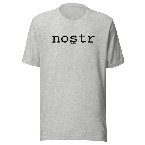 Nostr (Black) Bitcoin T-Shirt-fomo21