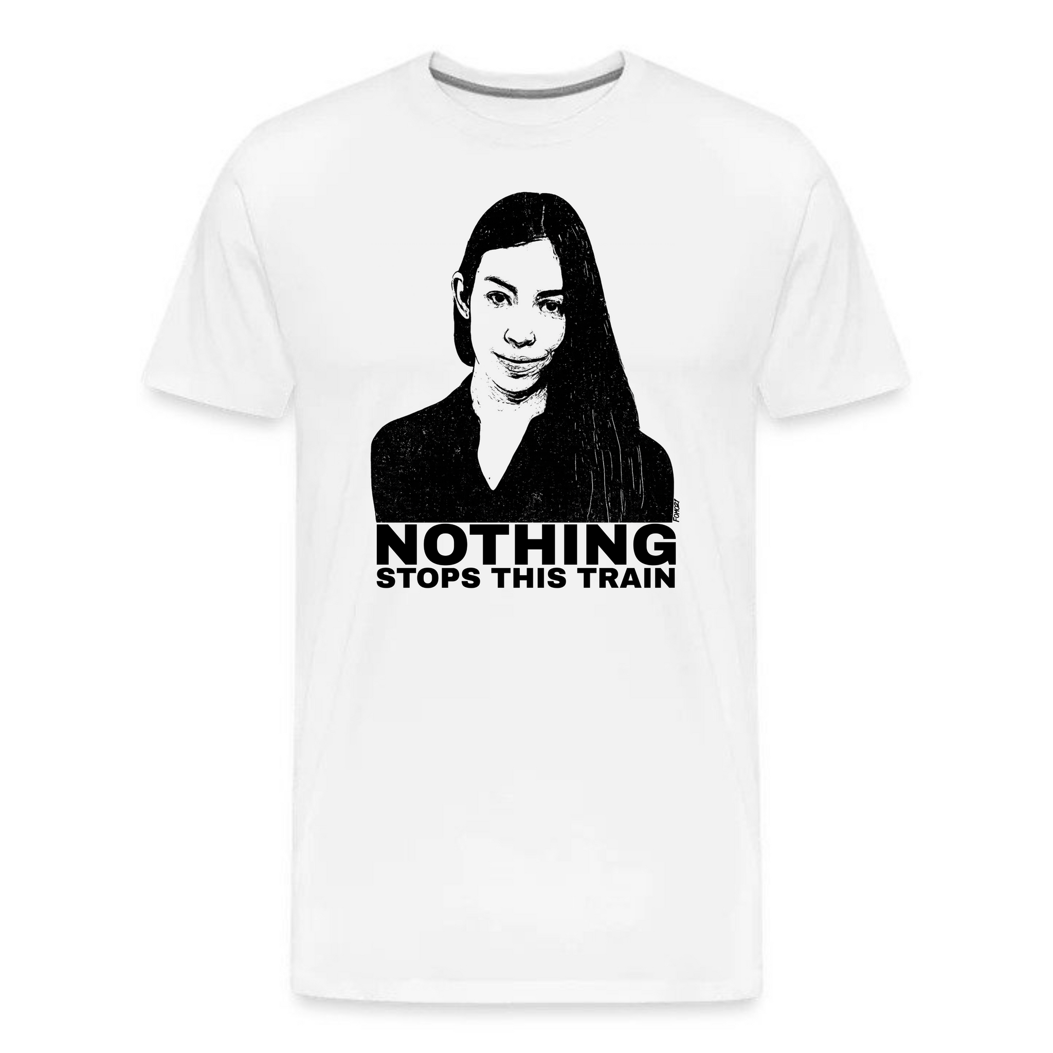 Nothing Stops This Train Lyn Alden Bitcoin T-Shirt | fomo21