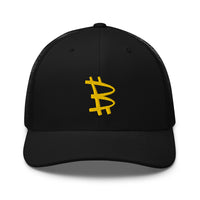 Load image into Gallery viewer, Old MacDonald (Yellow Embroidery) Bitcoin Trucker Hat-fomo21
