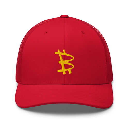 Old MacDonald (Yellow Embroidery) Bitcoin Trucker Hat-fomo21