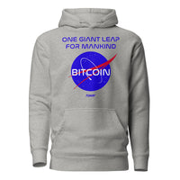Load image into Gallery viewer, One Giant Leap For Mankind Bitcoin Hoodie Sweatshirt-Pullover Hoodie Sweatshirt-fomo21
