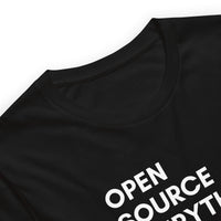 Load image into Gallery viewer, Open Source Everything Bitcoin Rebel Statement T-Shirt-fomo21
