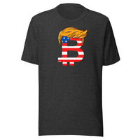 Load image into Gallery viewer, Orange American Man Bitcoin T-Shirt-T-Shirt-fomo21
