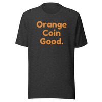 Load image into Gallery viewer, Orange Coin Good Bitcoin T-Shirt-T-Shirt-fomo21
