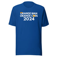 Load image into Gallery viewer, Orange Man Orange Coin Bitcoin T-Shirt-fomo21
