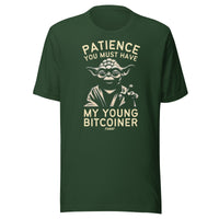Load image into Gallery viewer, Patience You Must Have Bitcoin T-Shirt-fomo21
