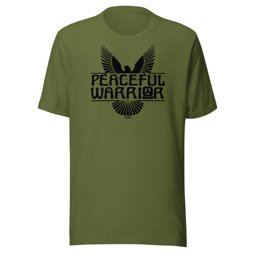 Peaceful Warrior Bird Emblem T-Shirt-fomo21