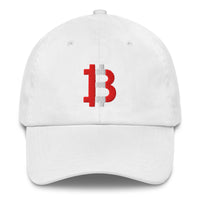 Load image into Gallery viewer, Peruvian Flag Bitcoin B Dad Hat-fomo21
