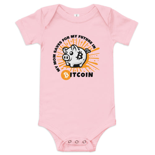 Piggy Bank (Mom) Bitcoin Infant One Piece-fomo21