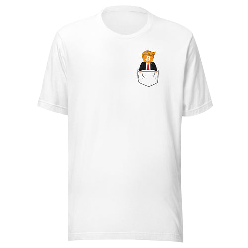 Pocket Orange Man Bitcoin T-Shirt-fomo21
