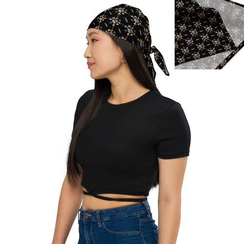 Poker Skull Bitcoin Bandana-fomo21
