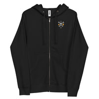 Load image into Gallery viewer, Poker Skull Bitcoin Zip-up Hoodie Sweatshirt-fomo21
