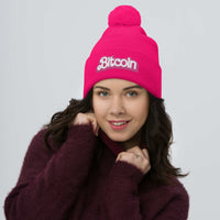 Load image into Gallery viewer, In The Bitcoin World Pom-Pom Beanie - fomo21

