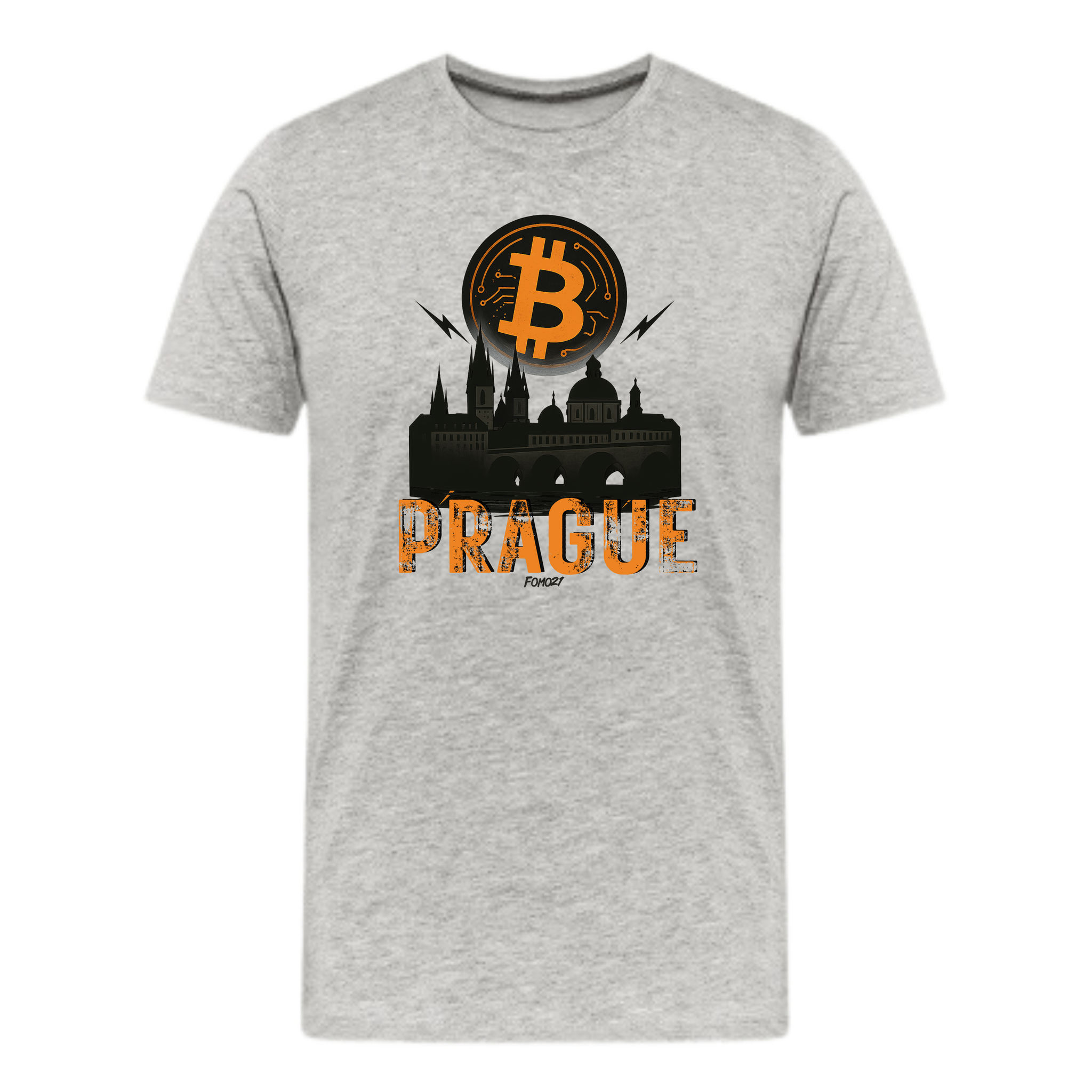 Prague Bitcoin Revolution T-Shirt | fomo21
