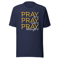 Load image into Gallery viewer, Pray On It Over It Through It T-Shirt-fomo21

