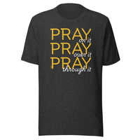 Load image into Gallery viewer, Pray On It Over It Through It T-Shirt-fomo21
