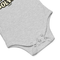 Load image into Gallery viewer, Problem Solved Bitcoin Superhero Infant One Piece-Infant One Piece-fomo21
