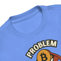 Load image into Gallery viewer, Problem Solved Bitcoin Superhero Toddler T-Shirt-Toddler T-Shirt-fomo21
