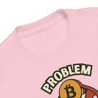 Load image into Gallery viewer, Problem Solved Bitcoin Superhero Toddler T-Shirt-Toddler T-Shirt-fomo21
