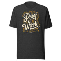 Load image into Gallery viewer, Proof of Work Vintage Script Bitcoin T-Shirt-fomo21
