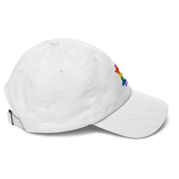Load image into Gallery viewer, Rainbow Bitcoin B Dad Hat-Dad Hat-fomo21
