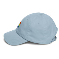 Load image into Gallery viewer, Rainbow Bitcoin B Dad Hat-Dad Hat-fomo21
