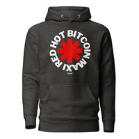 Load image into Gallery viewer, Red Hot Bitcoin Maxi Hoodie Sweatshirt-Pullover Hoodie Sweatshirt-fomo21
