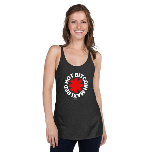 Red Hot Bitcoin Maxi Women’s Tank Top-fomo21