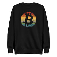 Load image into Gallery viewer, Retro Bitcoin Crewneck Sweatshirt-fomo21
