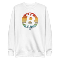 Load image into Gallery viewer, Retro Bitcoin Crewneck Sweatshirt-fomo21
