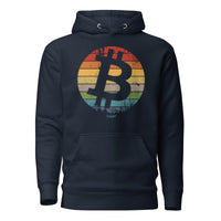 Load image into Gallery viewer, Retro Bitcoin Hoodie Sweatshirt-Pullover Hoodie Sweatshirt-fomo21
