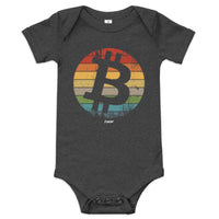 Load image into Gallery viewer, Retro Bitcoin Infant One Piece-fomo21
