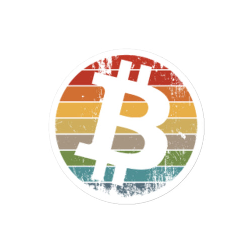 Retro Bitcoin Sticker-fomo21