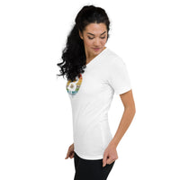 Load image into Gallery viewer, Retro Bitcoin Women's V-Neck T-Shirt-Women's V-Neck T-Shirt-fomo21
