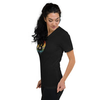 Load image into Gallery viewer, Retro Bitcoin Women's V-Neck T-Shirt-Women's V-Neck T-Shirt-fomo21
