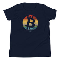 Load image into Gallery viewer, Retro Bitcoin Youth T-Shirt-fomo21
