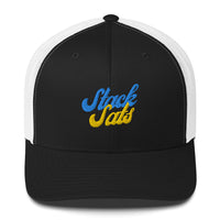 Load image into Gallery viewer, Stack Sats Bitcoin Trucker Hat - fomo21
