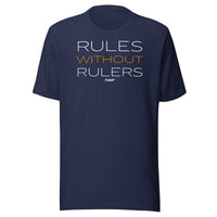Load image into Gallery viewer, Rules Without Rulers Bitcoin T-Shirt-fomo21
