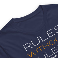 Load image into Gallery viewer, Rules Without Rulers Bitcoin T-Shirt-fomo21
