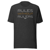 Load image into Gallery viewer, Rules Without Rulers Bitcoin T-Shirt-fomo21
