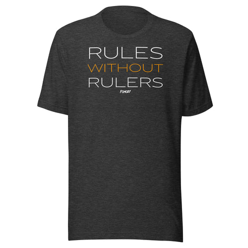 Rules Without Rulers Bitcoin T-Shirt-fomo21