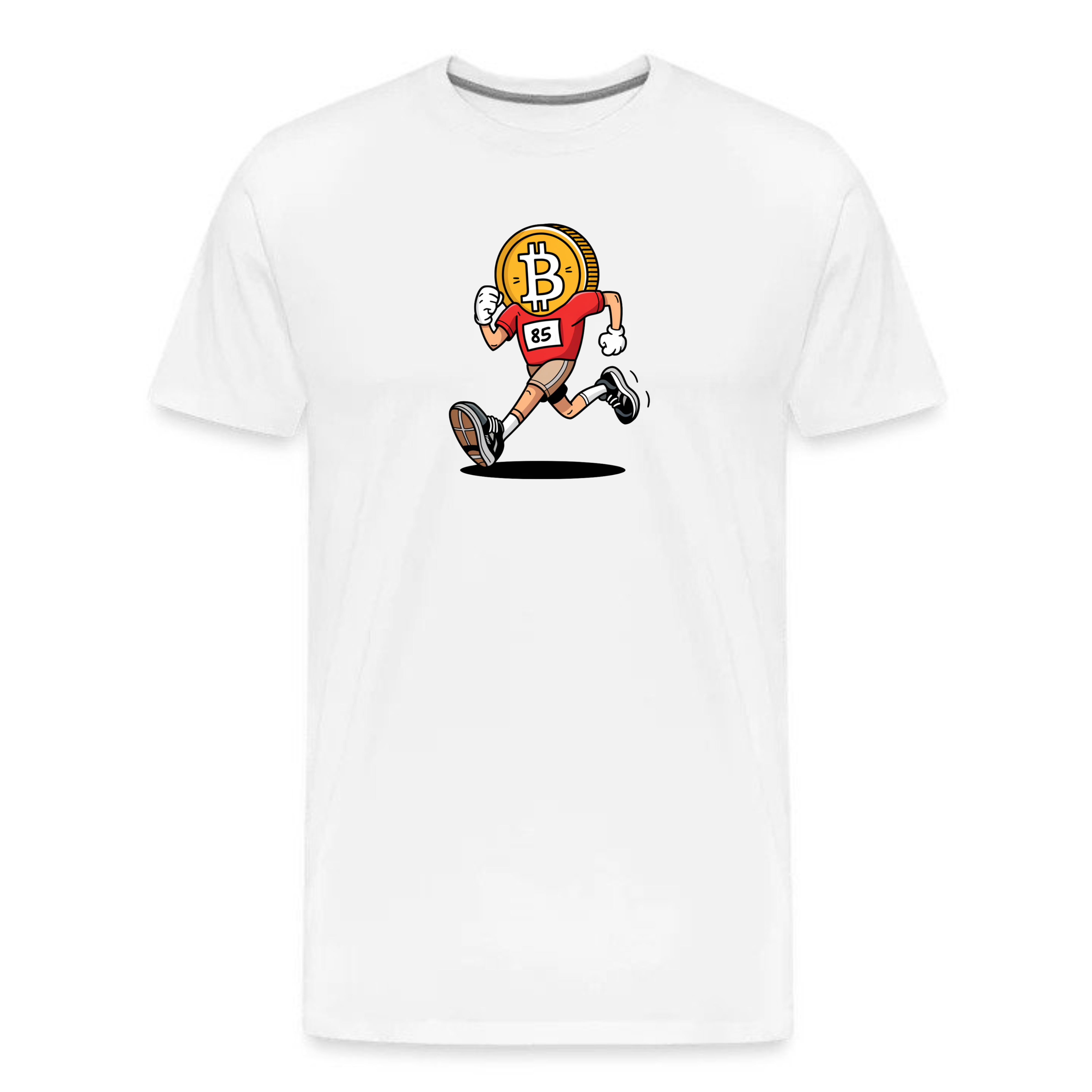 Running Bitcoin T-Shirt | fomo21
