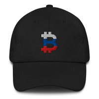 Load image into Gallery viewer, Russian Flag Bitcoin B Dad Hat-Dad Hat-fomo21
